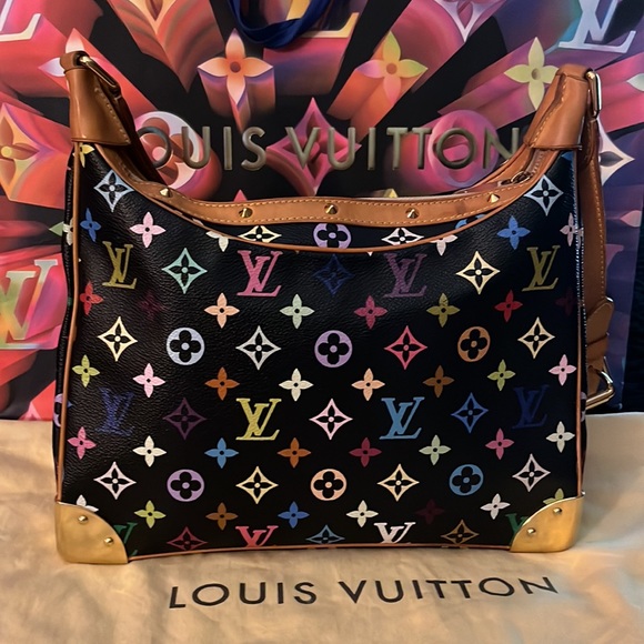 ‼️SOLD‼️LV Boulogne Black Monogram Multicolor Bag - Picture 4 of 16